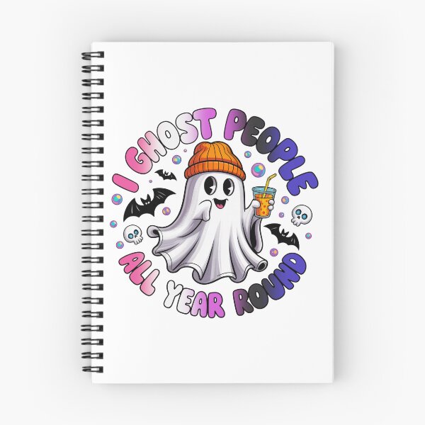 Item preview, Genderfluid Pride Ghost Funny Halloween Design – I Ghost People All Year Round designed and sold by Travelslightly.