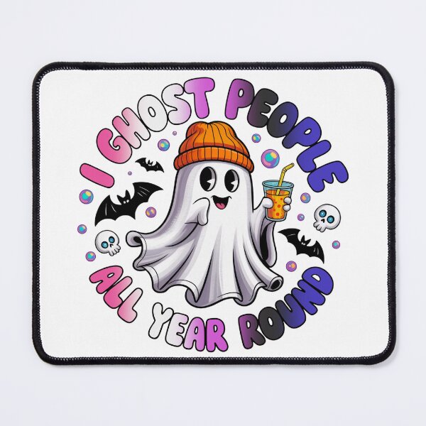 Item preview, Genderfluid Pride Ghost Funny Halloween Design – I Ghost People All Year Round designed and sold by Travelslightly.