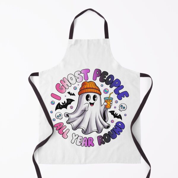 Item preview, Genderfluid Pride Ghost Funny Halloween Design – I Ghost People All Year Round designed and sold by Travelslightly.