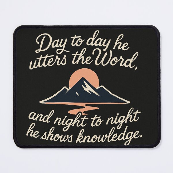 Item preview, Day to Day he utters the Word designed and sold by Tsveti Dinkova.