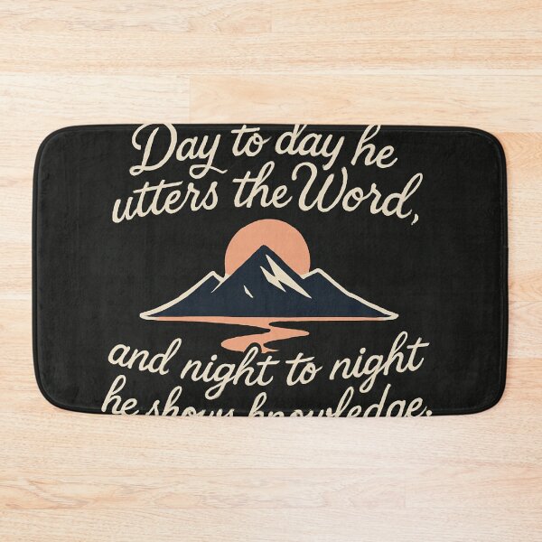 Item preview, Day to Day he utters the Word designed and sold by Tsveti Dinkova.