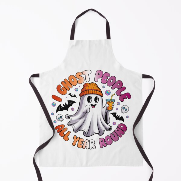 Item preview, Lesbian Pride Ghost Funny Halloween Design – I Ghost People All Year Round designed and sold by Travelslightly.