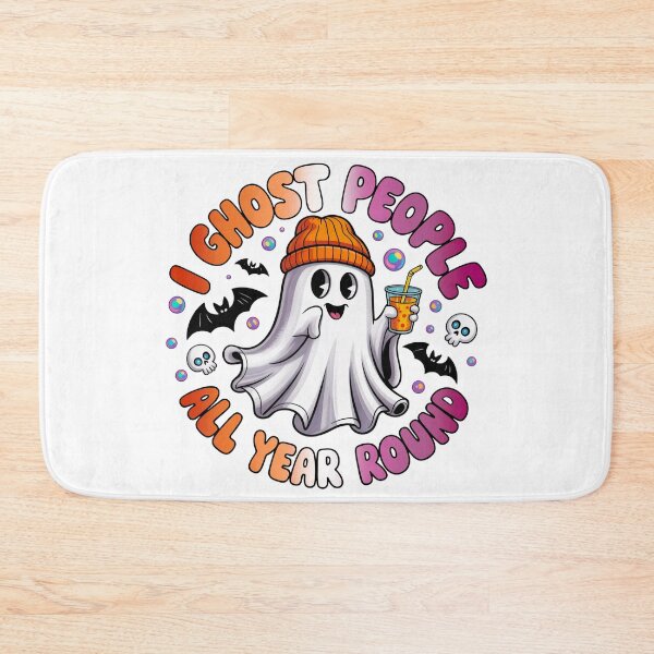 Item preview, Lesbian Pride Ghost Funny Halloween Design – I Ghost People All Year Round designed and sold by Travelslightly.
