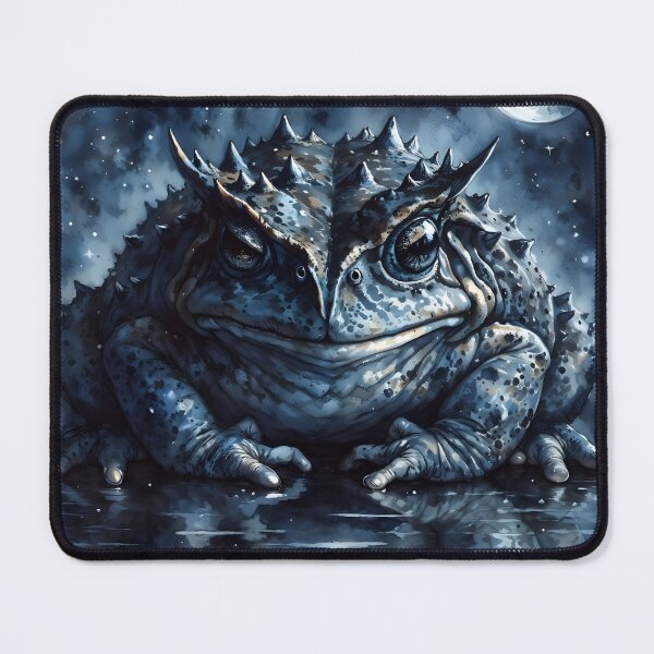 Item preview, Horned Frog in Starry Pool designed and sold by RubisLeaf.