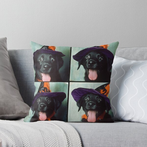 Item preview, Halloween Labrador in Witch Hat – Funny Dog Lovers Photobooth designed and sold by RockFireMerch.