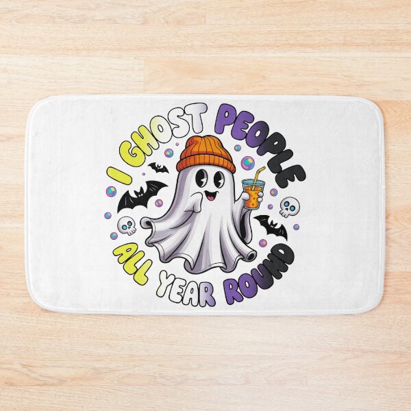 Item preview, Nonbinary Pride Ghost Funny Halloween Design – I Ghost People All Year Round designed and sold by Travelslightly.