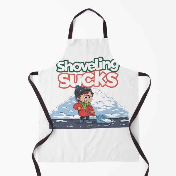 Item preview, Cute Kids Shoveling Sucks designed and sold by PlanetMarker.