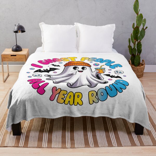 Item preview, Pansexual Pride Ghost Funny Halloween Design – I Ghost People All Year Round designed and sold by Travelslightly.