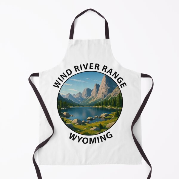 Item preview, Wind River Range Wyoming – Mountain Landscape Travel Poster USA designed and sold by inkNext.
