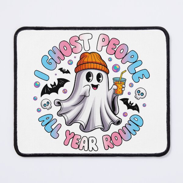Item preview, Transgender Pride Ghost Funny Halloween Design – I Ghost People All Year Round designed and sold by Travelslightly.
