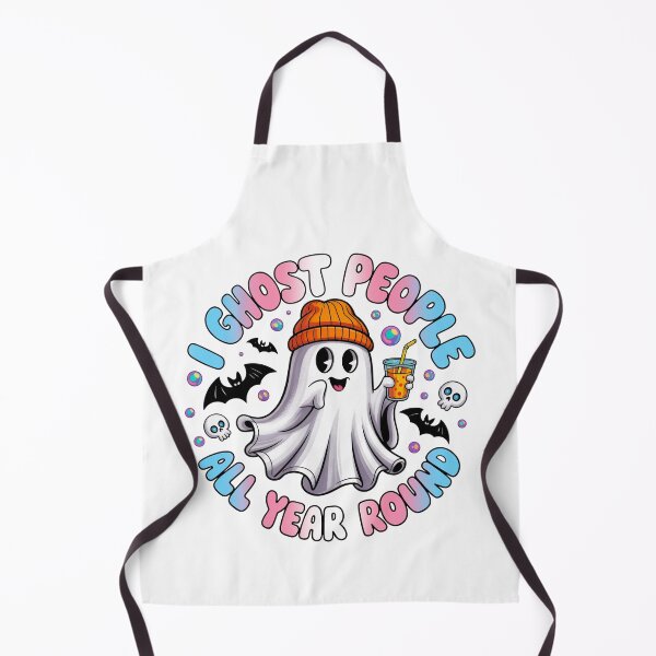 Item preview, Transgender Pride Ghost Funny Halloween Design – I Ghost People All Year Round designed and sold by Travelslightly.