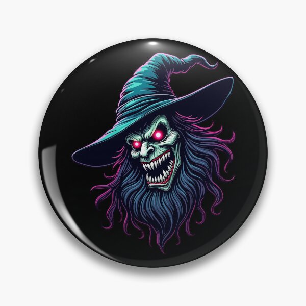 Item preview, Neon Horror Wizard – The dark magician in neon lights designed and sold by Hans-Design.