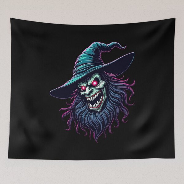 Item preview, Neon Horror Wizard – The dark magician in neon lights designed and sold by Hans-Design.