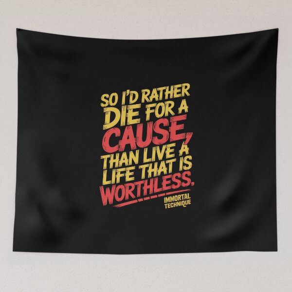 Item preview, Immortal Technique Quote The Martyr designed and sold by Enea Kelo.