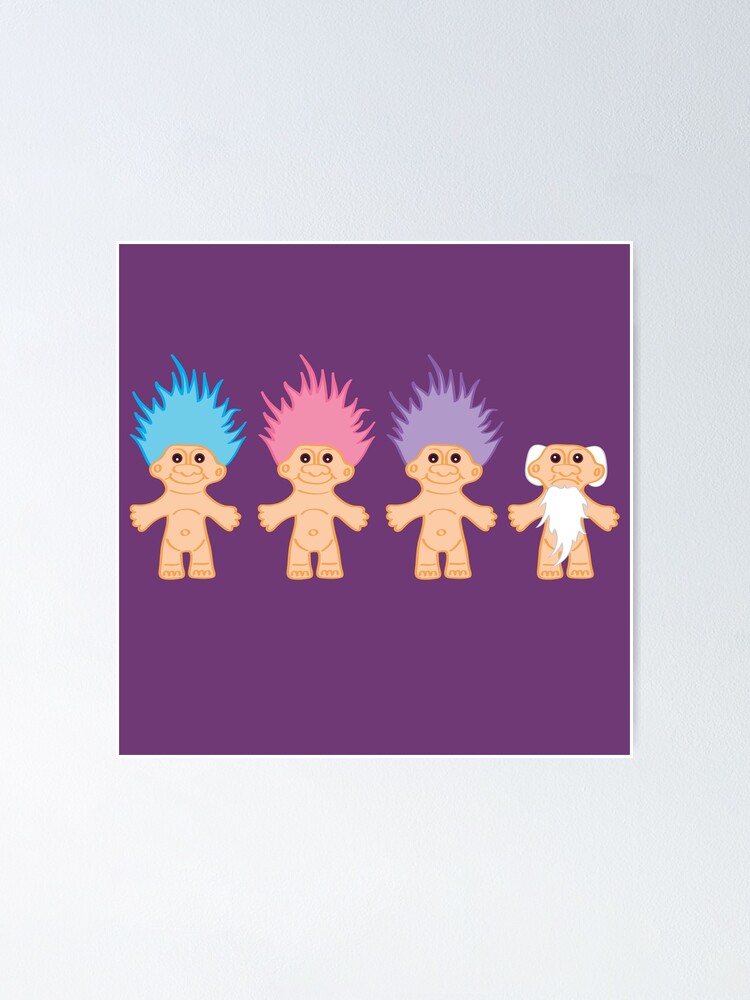 Lucky Trolls Poster By Pdism Redbubble 