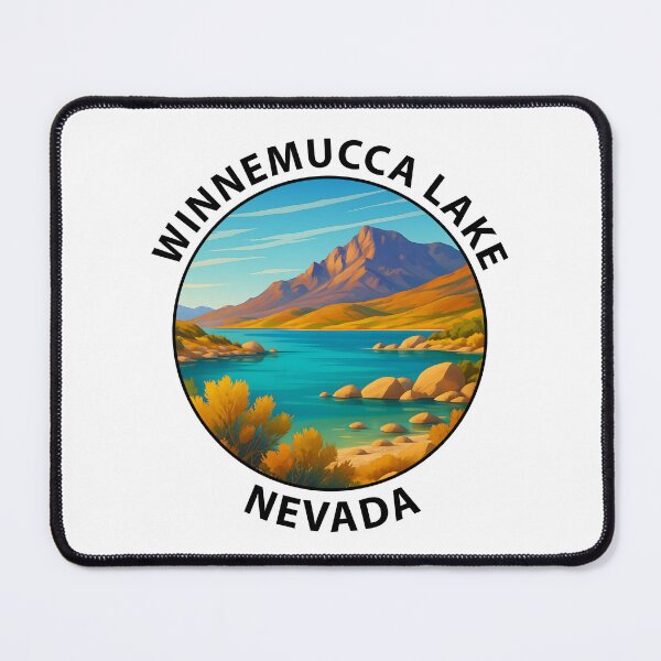 Item preview, Winnemucca Lake Nevada Desert Landscape Travel Poster USA designed and sold by inkNext.