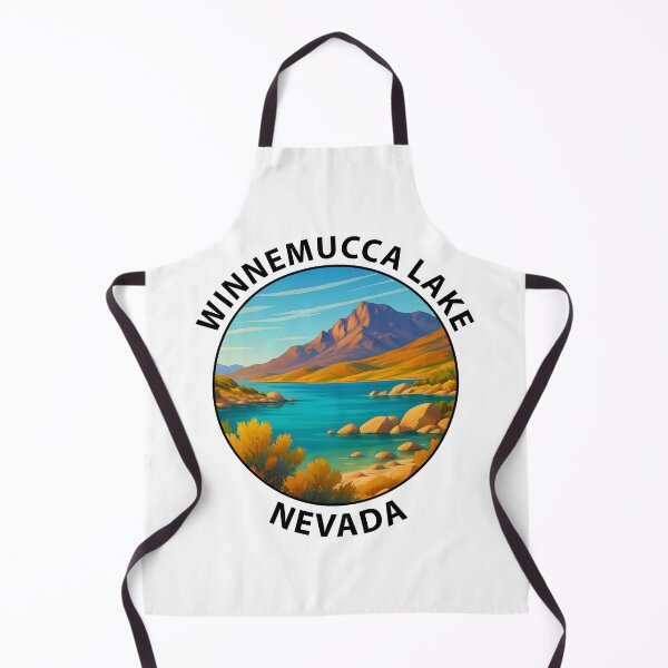Item preview, Winnemucca Lake Nevada Desert Landscape Travel Poster USA designed and sold by inkNext.