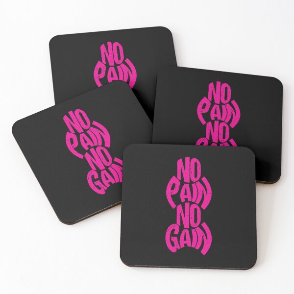Item preview, Powerful Fitness Quote | No Pain No Gain designed and sold by typoinspired.