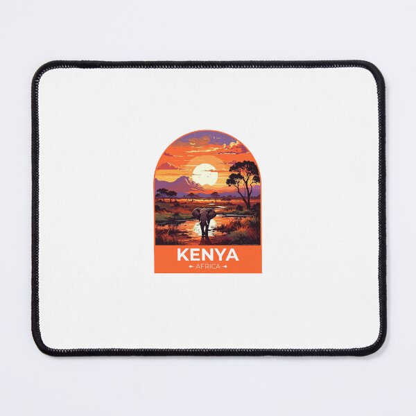 Item preview, Kenya Africa Travel Sticker designed and sold by TulipaGraphics.