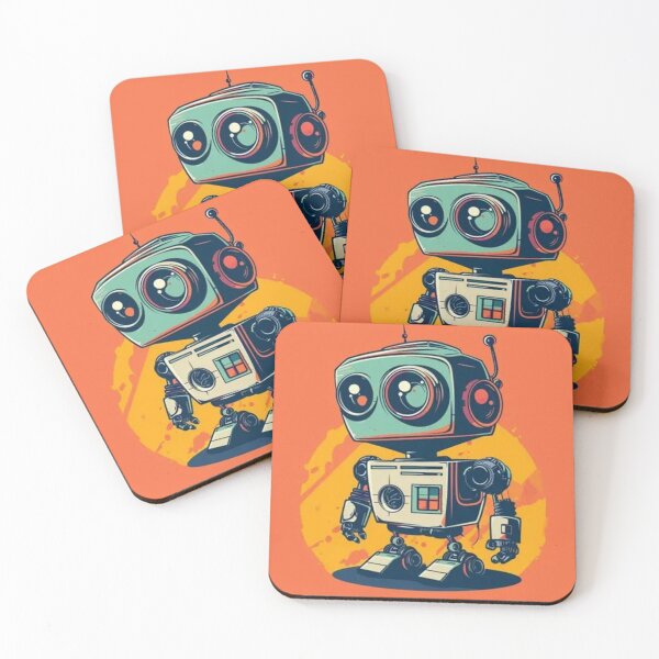 Item preview, Retro Cute Robot designed and sold by LumoFreak.
