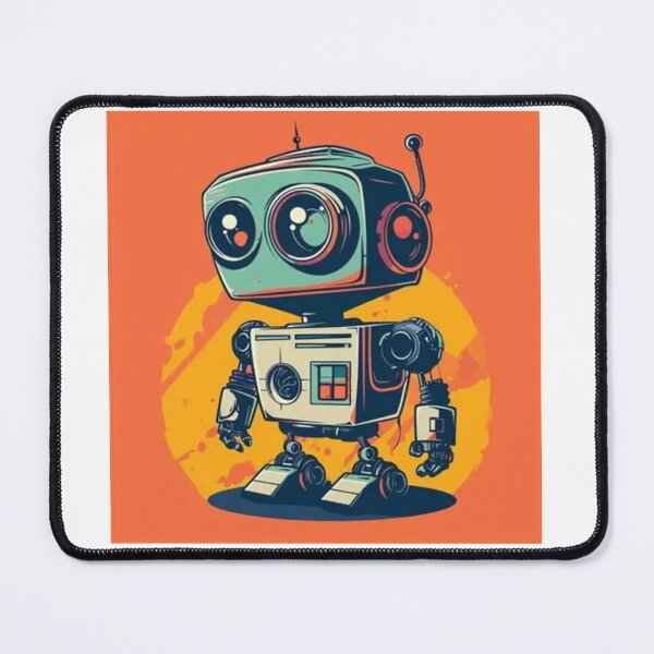 Item preview, Retro Cute Robot designed and sold by LumoFreak.