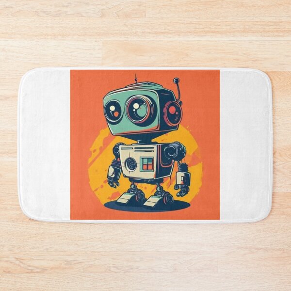Item preview, Retro Cute Robot designed and sold by LumoFreak.