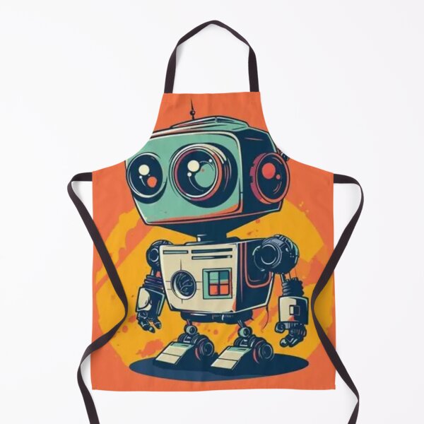 Item preview, Retro Cute Robot designed and sold by LumoFreak.