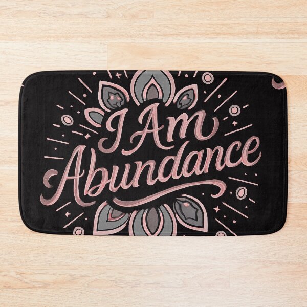 Item preview, I Am Abundance designed and sold by Tsveti Dinkova.