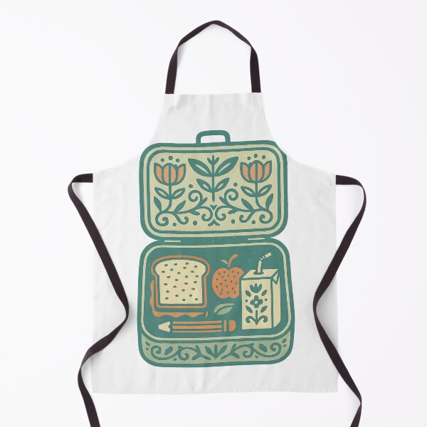 Item preview, Back to school vintage lunchbox illustration with floral design. Isolated on transparent background designed and sold by dvoevnore.