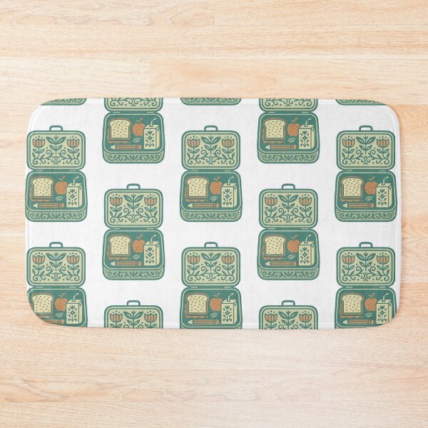 Item preview, Back to school vintage lunchbox illustration with floral design. Isolated on transparent background designed and sold by dvoevnore.