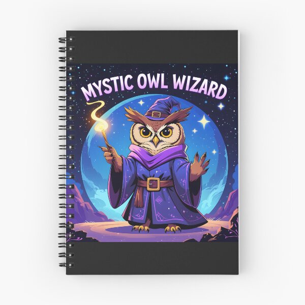Item preview, Mystic Owl Wizard - Fantasy Art designed and sold by SababaShop.
