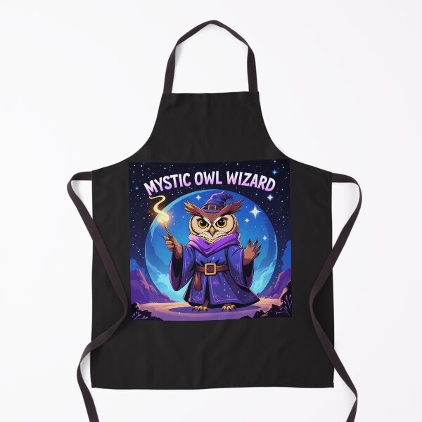 Item preview, Mystic Owl Wizard - Fantasy Art designed and sold by SababaShop.