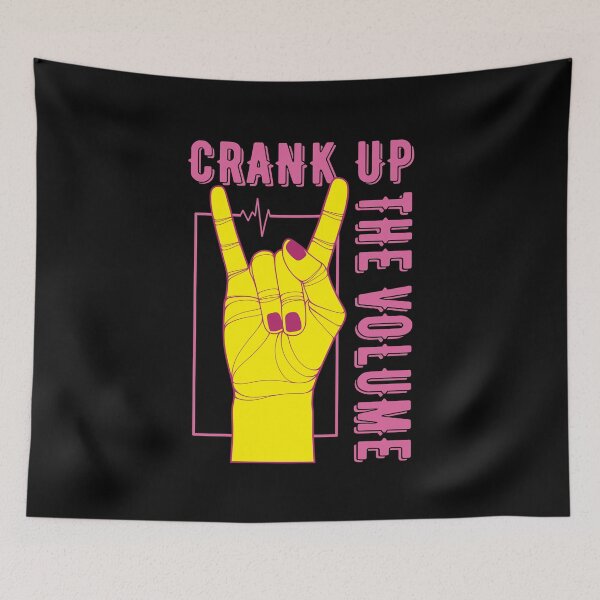 Item preview, Crank Up The Volume | Rock Hand designed and sold by ObsidianDaz.