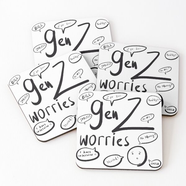 Item preview, Gen Z Worries designed and sold by joyyi.