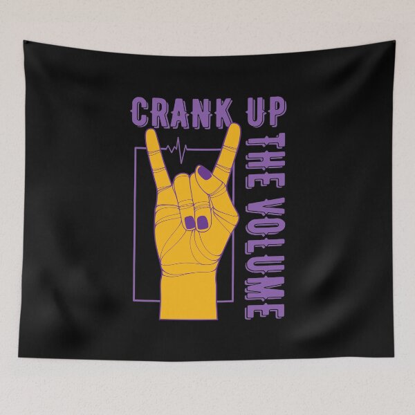 Item preview, Crank Up The Volume | Rock Hand designed and sold by ObsidianDaz.