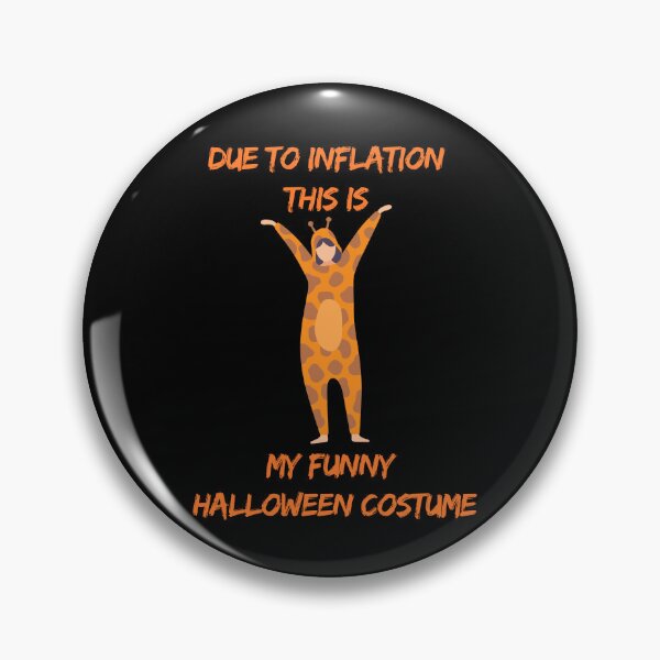 Item preview, Due To Inflation This Is My Funny Halloween Costume Funny Giraffe Costume designed and sold by PROPera-design.
