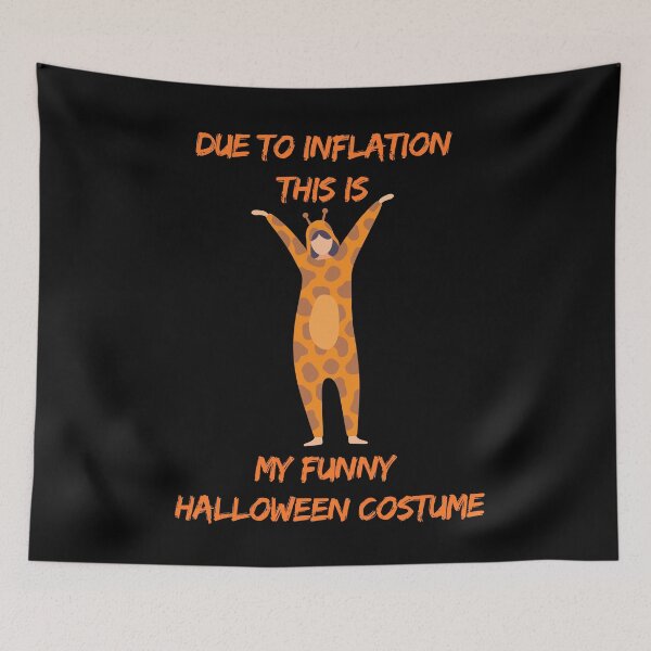 Item preview, Due To Inflation This Is My Funny Halloween Costume Funny Giraffe Costume designed and sold by PROPera-design.