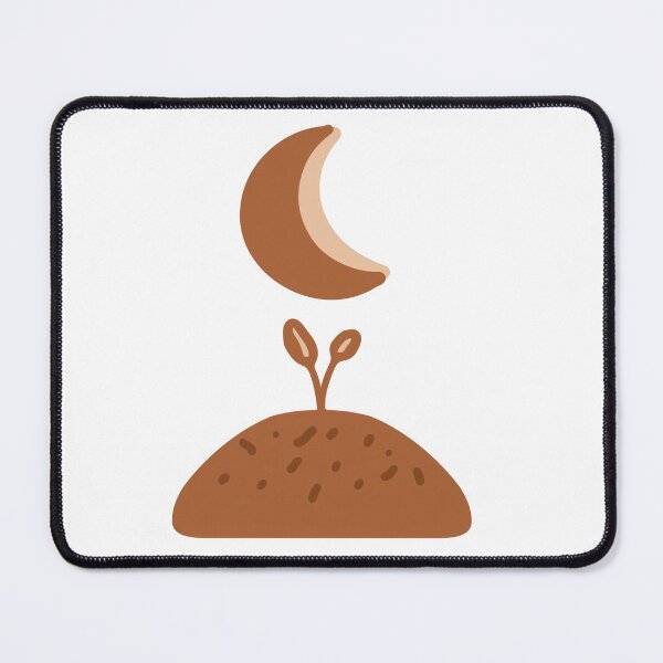 Item preview, Boho Terra Moon Sprout designed and sold by OhMyCotton.