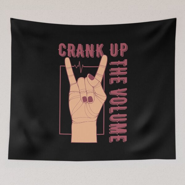 Item preview, Crank Up The Volume | Rock Hand designed and sold by ObsidianDaz.