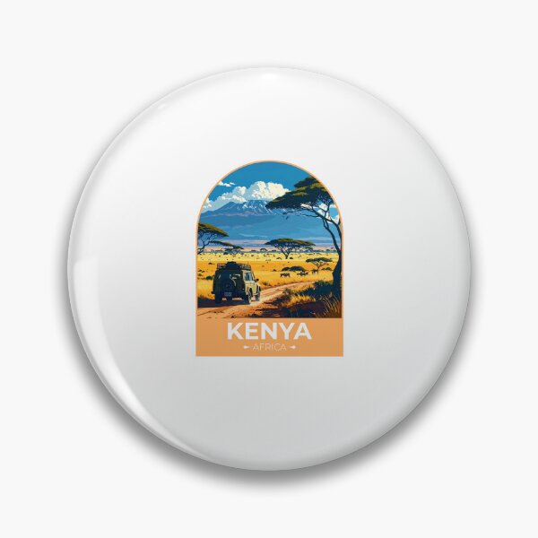 Item preview, Kenya Africa Travel Sticker designed and sold by TulipaGraphics.