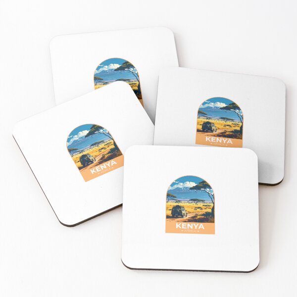 Item preview, Kenya Africa Travel Sticker designed and sold by TulipaGraphics.