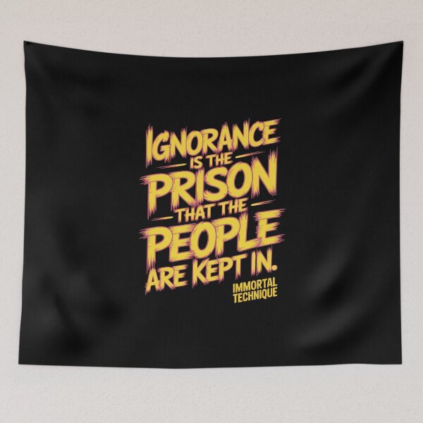 Item preview, Immortal Technique Quote Angles and Demons designed and sold by Enea Kelo.