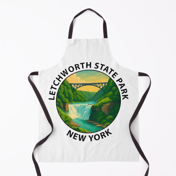 Item preview, Letchworth State Park New York Travel Poster – Scenic Waterfall & Canyon Art USA designed and sold by inkNext.