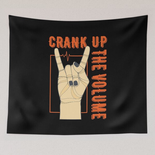Item preview, Crank Up The Volume | Rock Hand designed and sold by ObsidianDaz.