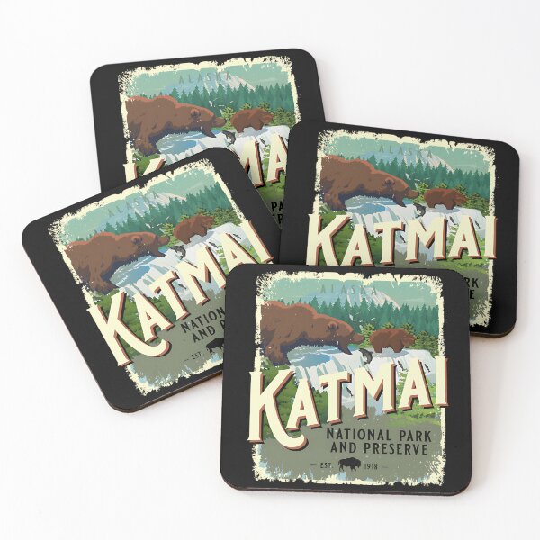 Item preview, Katmai National Park and Preserve Alaska Brown Bear Souvenir designed and sold by tedroyegelsd.