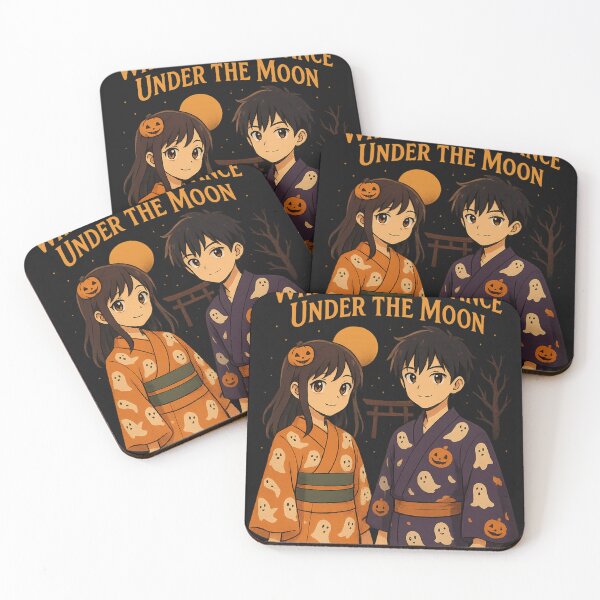 Item preview, Ghostly Kimono Nights – Anime Halloween Spirits designed and sold by Diwakar-Designs.