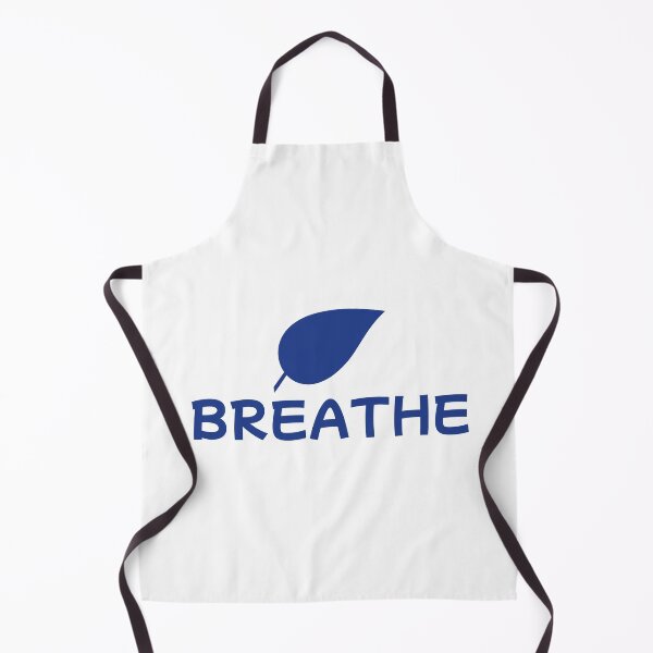 Item preview, BREATHE – Deep Blue Wellness Leaf designed and sold by CVDesignHub.