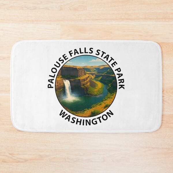 Item preview, Palouse Falls State Park Washington – Scenic Waterfall Travel Poster USA designed and sold by inkNext.