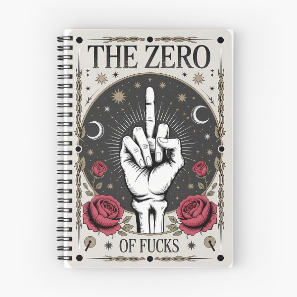 Item preview, Tarot Zero Fucks Hand | Gothic Sarcasm designed and sold by Charlietule.