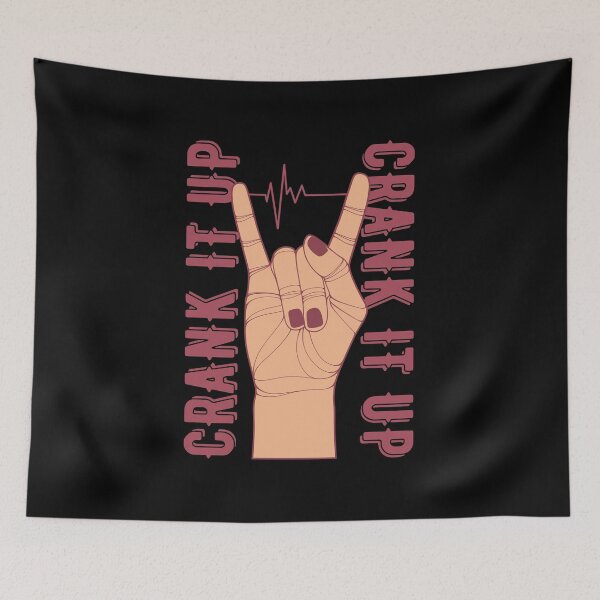 Item preview, Crank Up The Volume | Rock Hand designed and sold by ObsidianDaz.